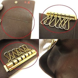 ルイヴィトン ダミエ ミュルティクレ6 キーケース 6連 CT2161 茶