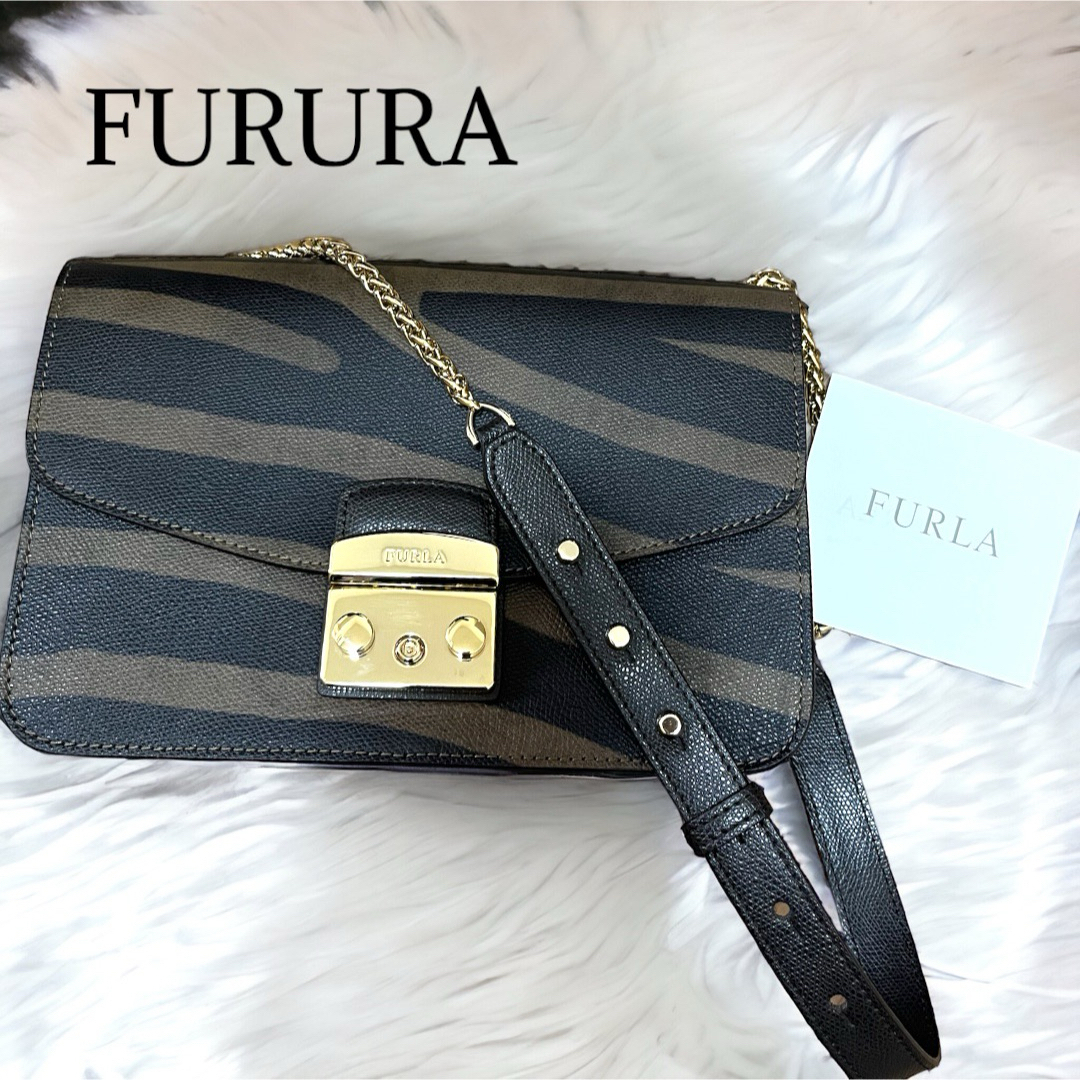 Furla - 【極美品☆希少】FRURA チェーンショルダーバッグ メトロ ...