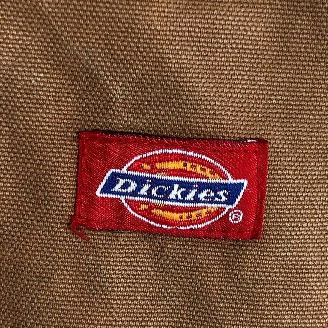 Dickies(ディッキーズ)のディッキーズ 刺繍ロゴ カバーオール ダックジャケット アクティブ 90s 茶色 メンズのジャケット/アウター(カバーオール)の商品写真