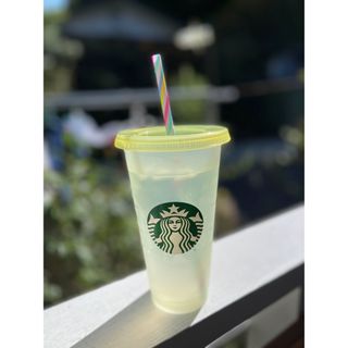 スターバックス(Starbucks)のStarbucks　リユーザブルカップ　海外限定　イエロー　スターバックス(タンブラー)