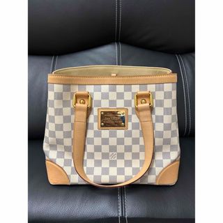 ルイヴィトン(LOUIS VUITTON)の美品　ルイ・ヴィトン ダミエ・アズール ハムステッドPM N51207(ハンドバッグ)