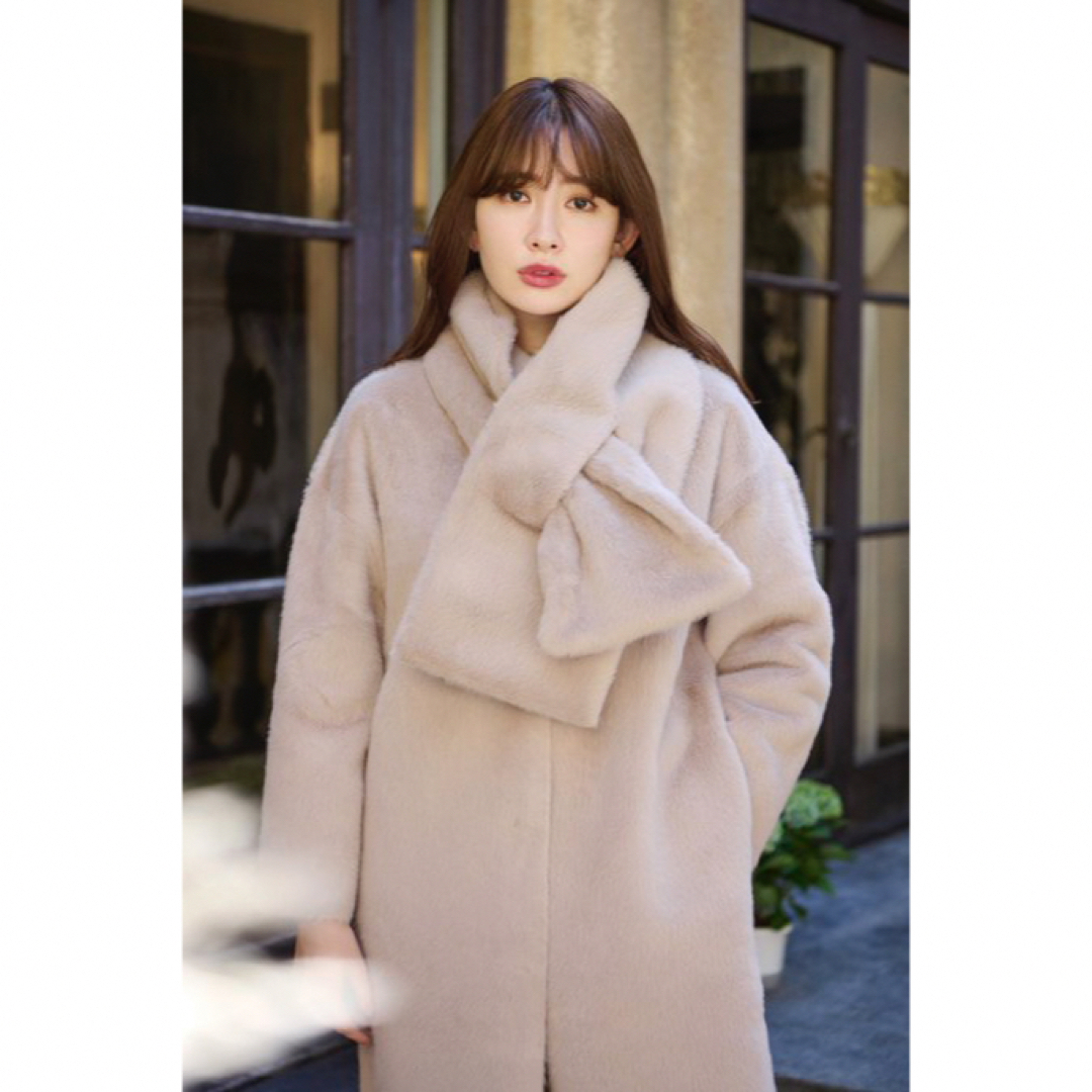 Her lip to - herlipto Faux Fur Reversible Coatの通販 by アリエル's 