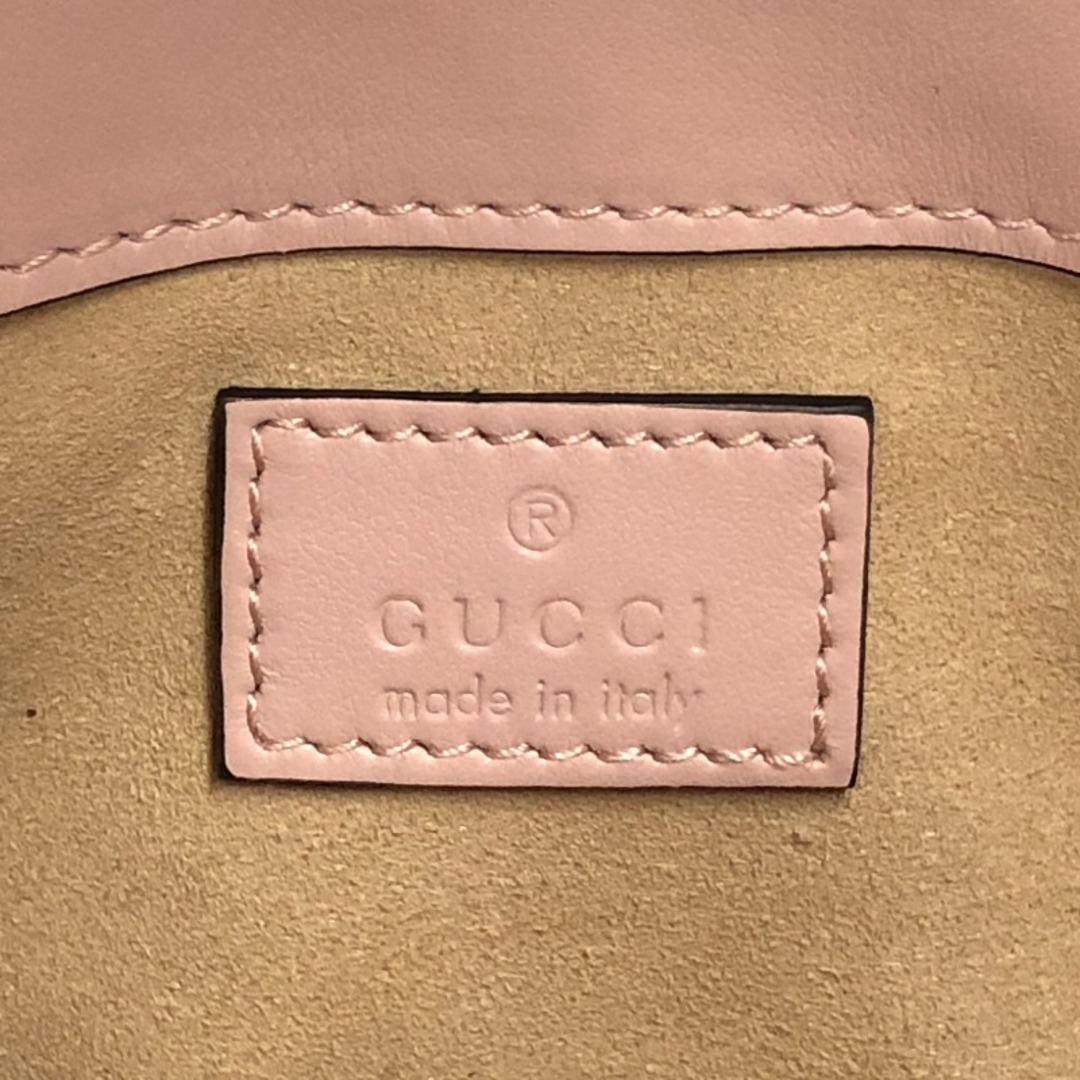 Gucci   グッチ GUCCI GGマーモント ベルトバッグ  ライトピンク