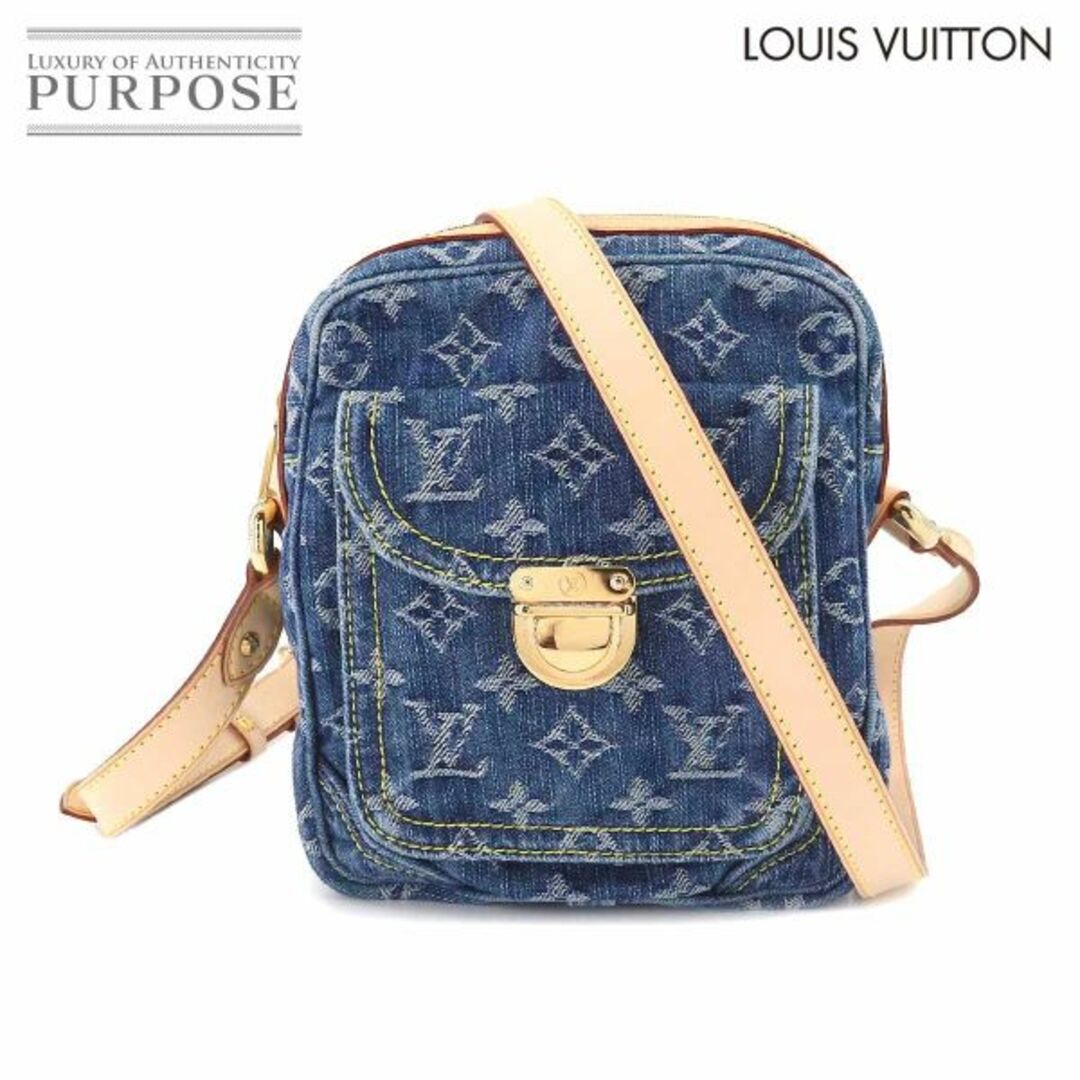 未使用 展示品 ルイ ヴィトン LOUIS VUITTON モノグラム デニム カメラ