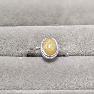 ㉒美品♡ルチルアクォーツS925シルバーリング❖2個限定(リング)