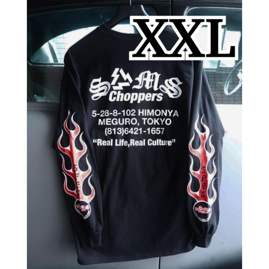 ショップ　サムズ　ロングスリーブTシャツ/SAMS フレイム BLACK XXL | フリマアプリ ラクマ