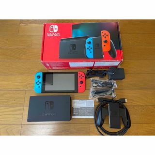 ニンテンドースイッチ(Nintendo Switch)のNintendo Switch JOY-CON(L) ネオンブルー/(R) ネオ(家庭用ゲーム機本体)