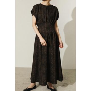 クラネ(CLANE)の【美品】 スタイルミキサー ウエスト ギャザー ワンピース 【M】(ロングワンピース/マキシワンピース)