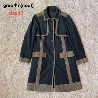 イーストボーイ(EASTBOY)のgree＊n[nout] グリーンノート ロングコート 大きいサイズ 13(ロングコート)