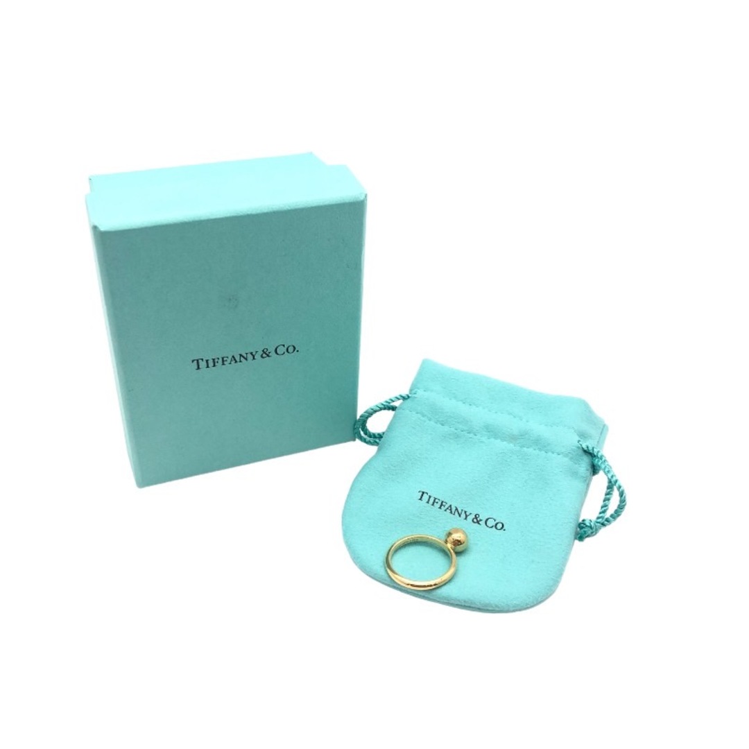 ティファニー TIFFANY＆CO ハードウェア ボール リング 750YG K18YG ジュエリー 6