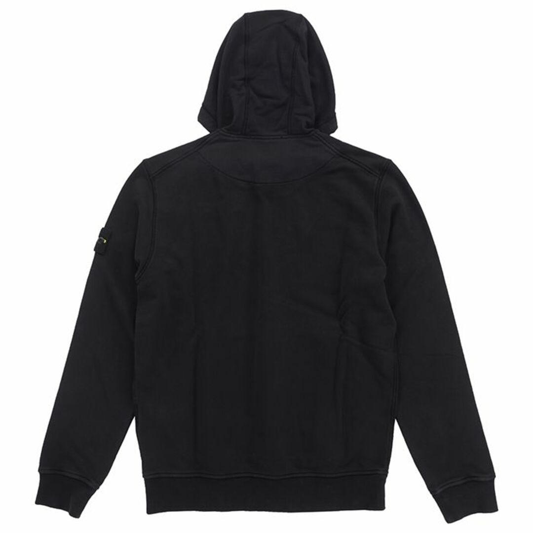 極美品》STONE ISLAND パーカー スウェット 黒 XL 裏起毛-