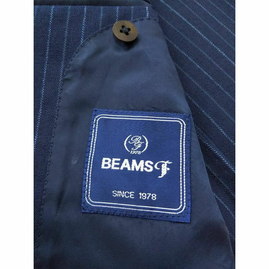 BEAMS F ビームスエフ スーツセットアップ ネイビーストライプ　3421 5