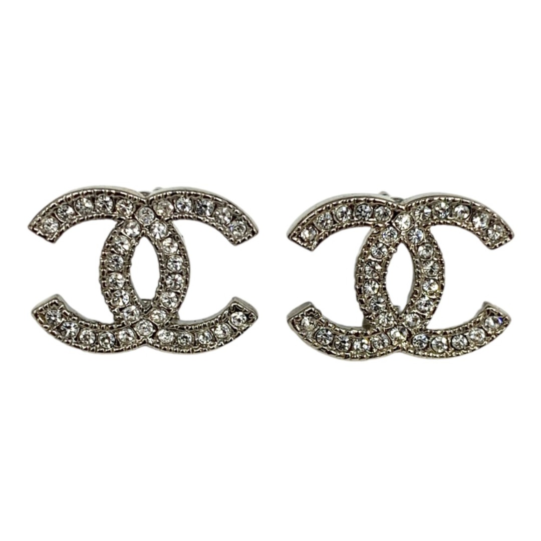 CHANEL - [USED/中古]CHANEL シャネル ピアス ココマーク ライン