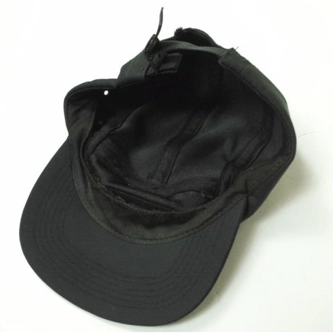 SUPREME シュプリーム アメリカ製 13SS Rubber Logo Camp Cap ラバーロゴキャンプキャップ ONE SIZE Black Box Logo ボックスロゴ ジェットキャップ 帽子【SUPREME】