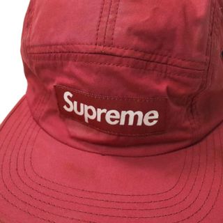 SUPREME シュプリーム アメリカ製 13SS Rubber Logo Camp Cap ラバーロゴキャンプキャップ ONE SIZE Black Box Logo ボックスロゴ ジェットキャップ 帽子【SUPREME】