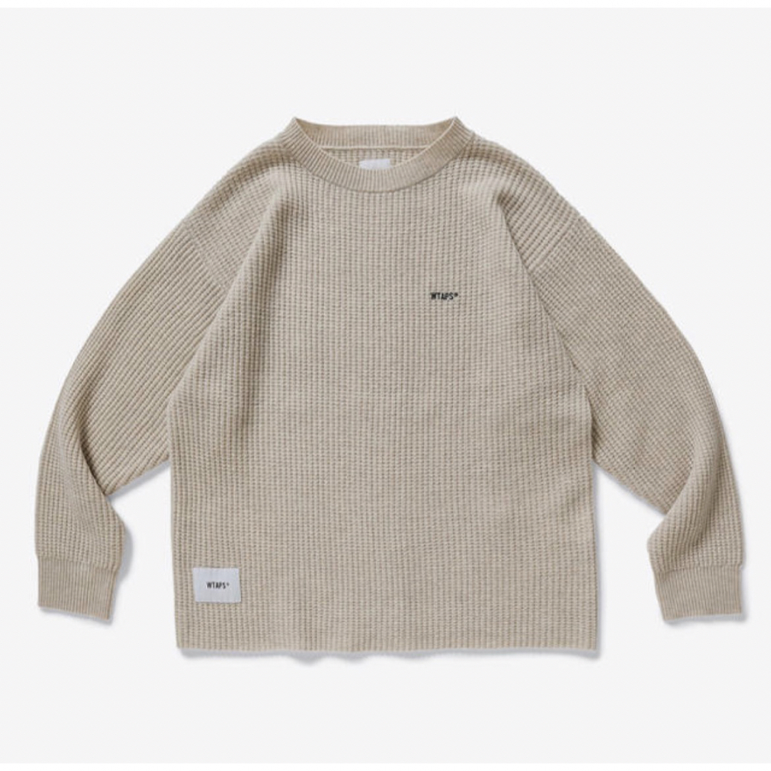 wtaps 19aw WAFFLE / SWEATER. WOOL-