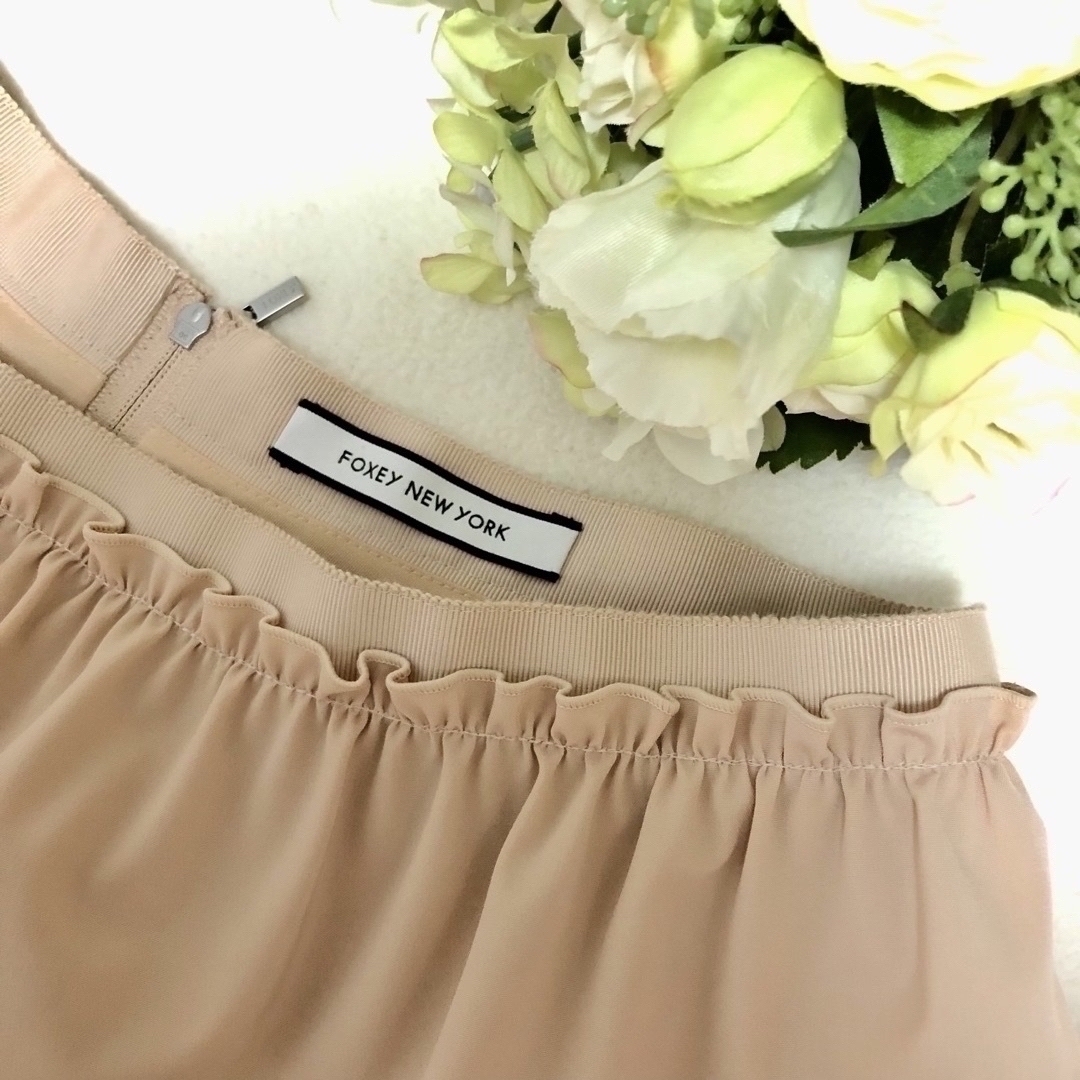 FOXEY - 美品▫️FOXEY 40❁˚'20年˳.✧ロ-ズべ系✧ティア-ド˚.*スカ