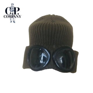 C.P. Company - C.P.COMPANY ゴーグルキャップ　コットンビーニー　ブラウン