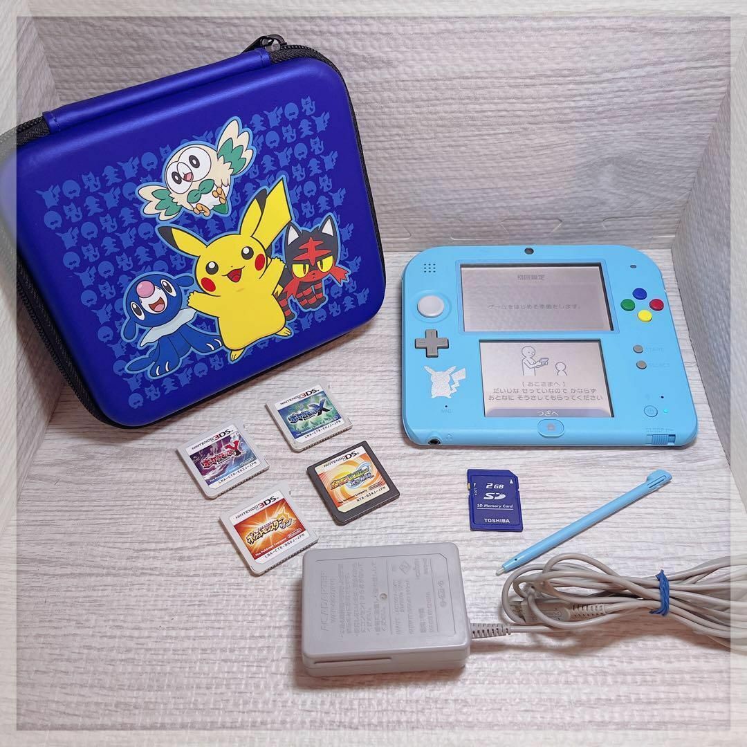 美品☆おまけ付き☆ニンテンドー2DS ポケットモンスター サン・ムーン ...