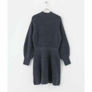 センスオブプレイスバイアーバンリサーチ(SENSE OF PLACE by URBAN RESEARCH)の【NAVY】ウエストマークニットワンピース(ロングワンピース/マキシワンピース)