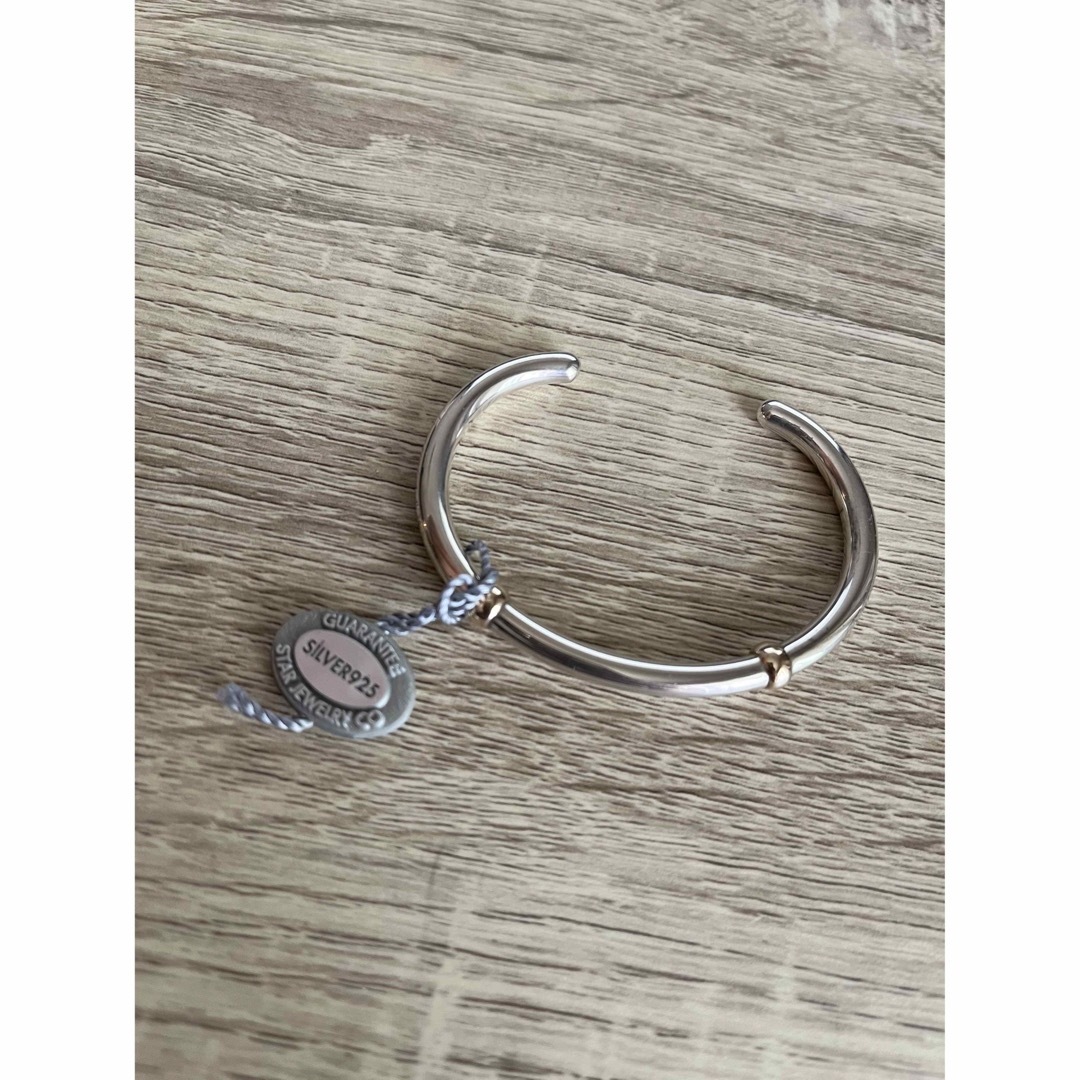 STAR JEWELRY スタージュエリーバングル 925シルバーK14 STAR JEWELRY スタージュエリーバングル 925シルバーK14