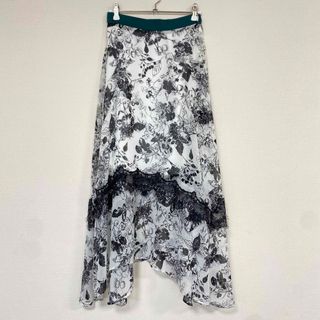 アメリヴィンテージ(Ameri VINTAGE)のAMERI  INKFLOWERCHIFFONSKIRT(ロングスカート)