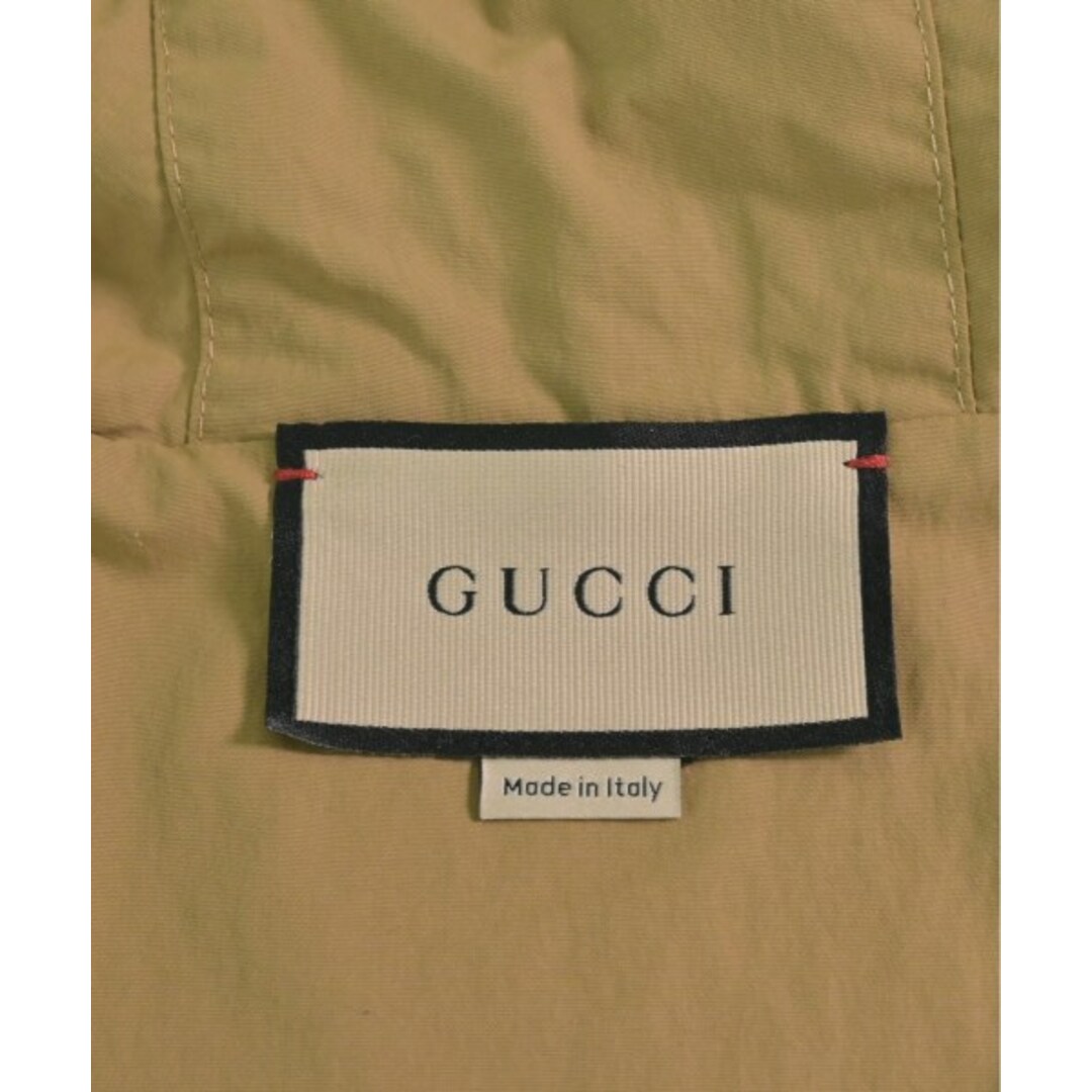 Gucci(グッチ)のGUCCI グッチ ブルゾン（その他） M ベージュx黒(総柄) 【古着】【中古】 メンズのジャケット/アウター(その他)の商品写真