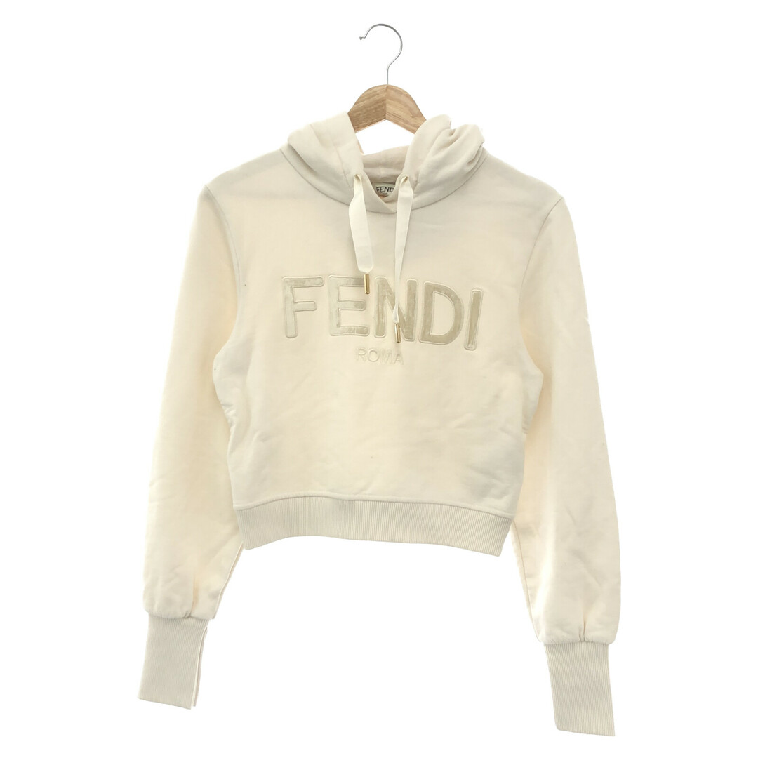 最終SALE FENDI ロゴパーカー ジップパーカー - トップス