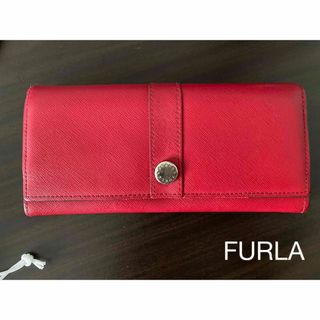 FURLA 長財布　赤色(長財布)