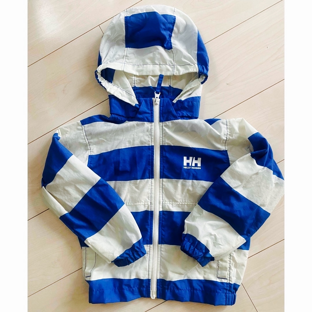 HELLY HANSEN(ヘリーハンセン)のへリーハンセン ▶︎キッズ　ボーダーベルケンジャケット　ジャンパー キッズ/ベビー/マタニティのキッズ服男の子用(90cm~)(ジャケット/上着)の商品写真