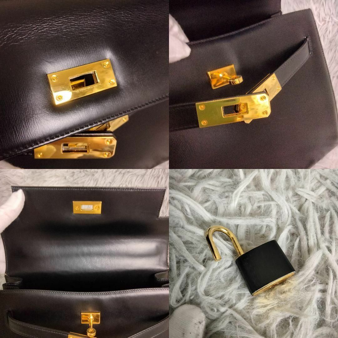 HAMANO ハマノ ハンドバッグ フォーマル クロシェット 鍵付き レザー