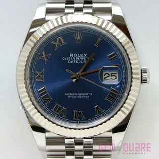 ロレックス(ROLEX)のROLEX ロレックス デイトジャスト41 グレー ランダム品番 腕時計 仕上げ済 126334(腕時計(アナログ))