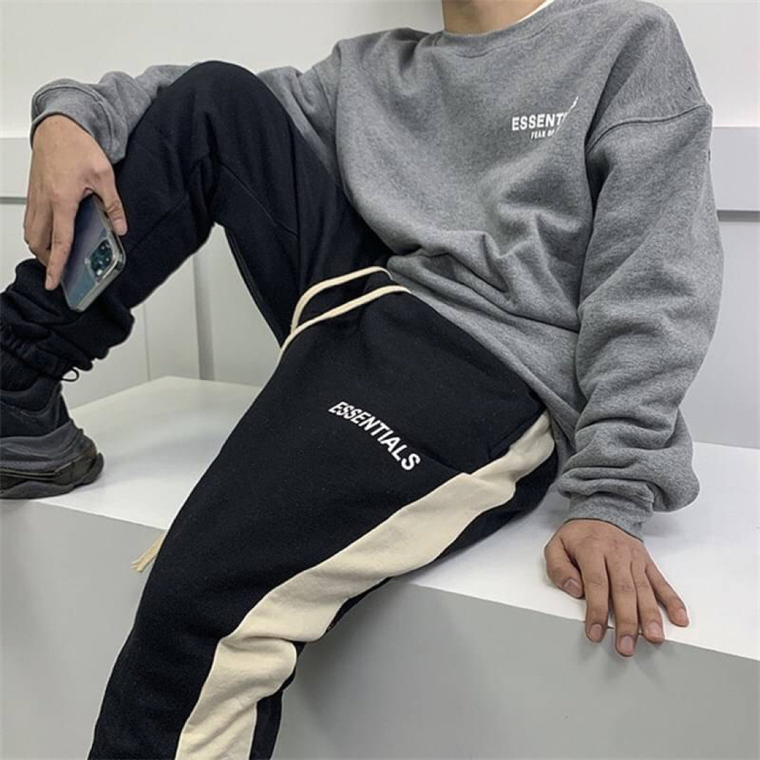 FEAR OF GOD - ESSENTIALS エッセンシャルズ サイドストライプパンツ