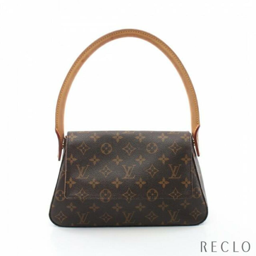 LOUIS VUITTON ミニルーピング ハンドバッグ モノグラム レザー