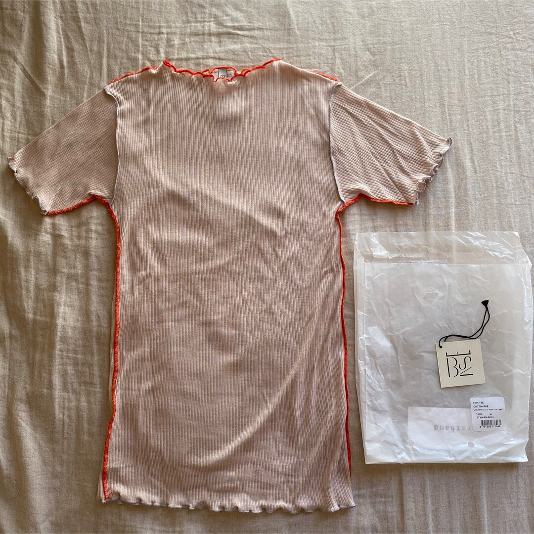 ベースレンジ ♡ VEIN TEE COTTON RIB