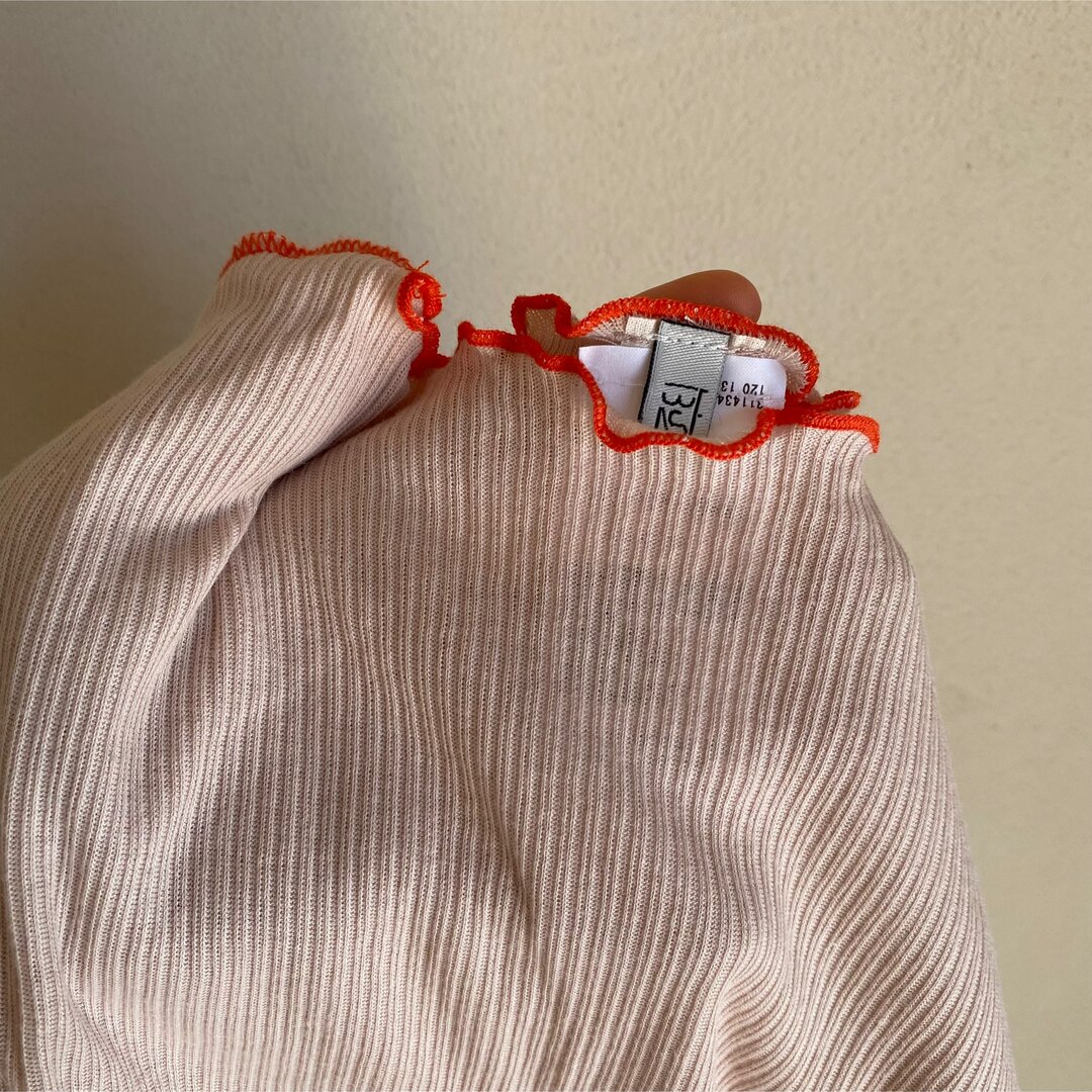 ベースレンジ ♡ VEIN TEE COTTON RIB