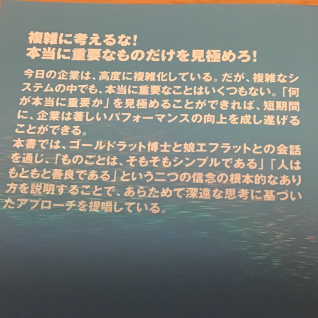 ザ・チョイス 複雑さに惑わされるな！ エンタメ/ホビーの本(ビジネス/経済)の商品写真