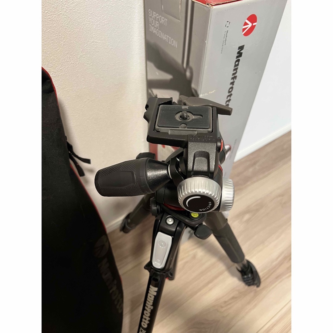 Manfrotto - マンフロット 190プロアルミニウム三脚4段+RC2付3ウェイ