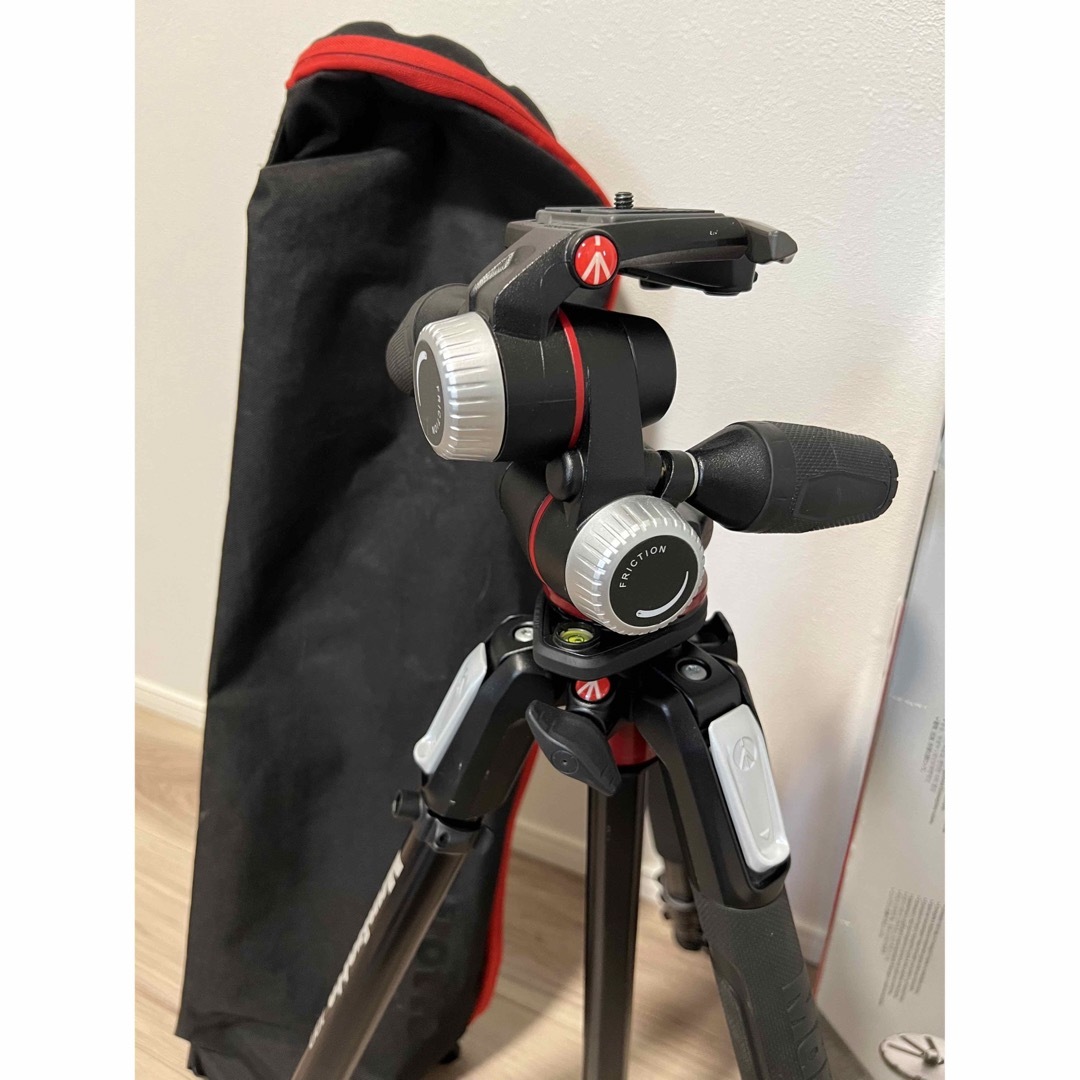 Manfrotto - マンフロット 190プロアルミニウム三脚4段+RC2付3ウェイ