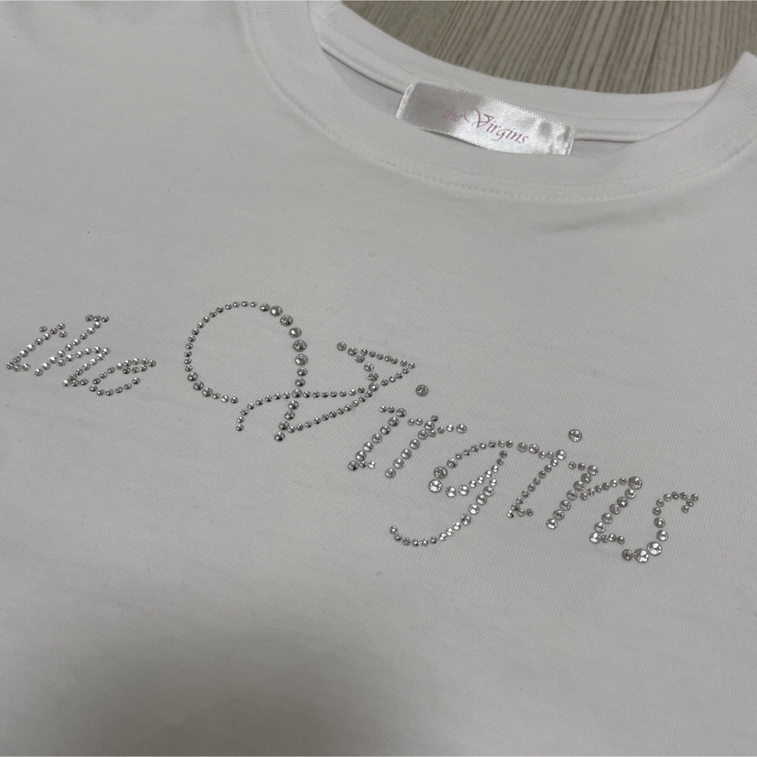 The Virgins Tシャツ bijou logoT WHITE 伊勢丹限定