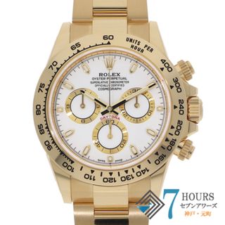 ロレックス(ROLEX)の【117818】ROLEX ロレックス  116508 コスモグラフデイトナ ホワイトダイヤル ランダム番 YG 自動巻き ギャランティーカード 純正ボックス 腕時計 時計 WATCH メンズ 男性 男 紳士【中古】(腕時計(アナログ))