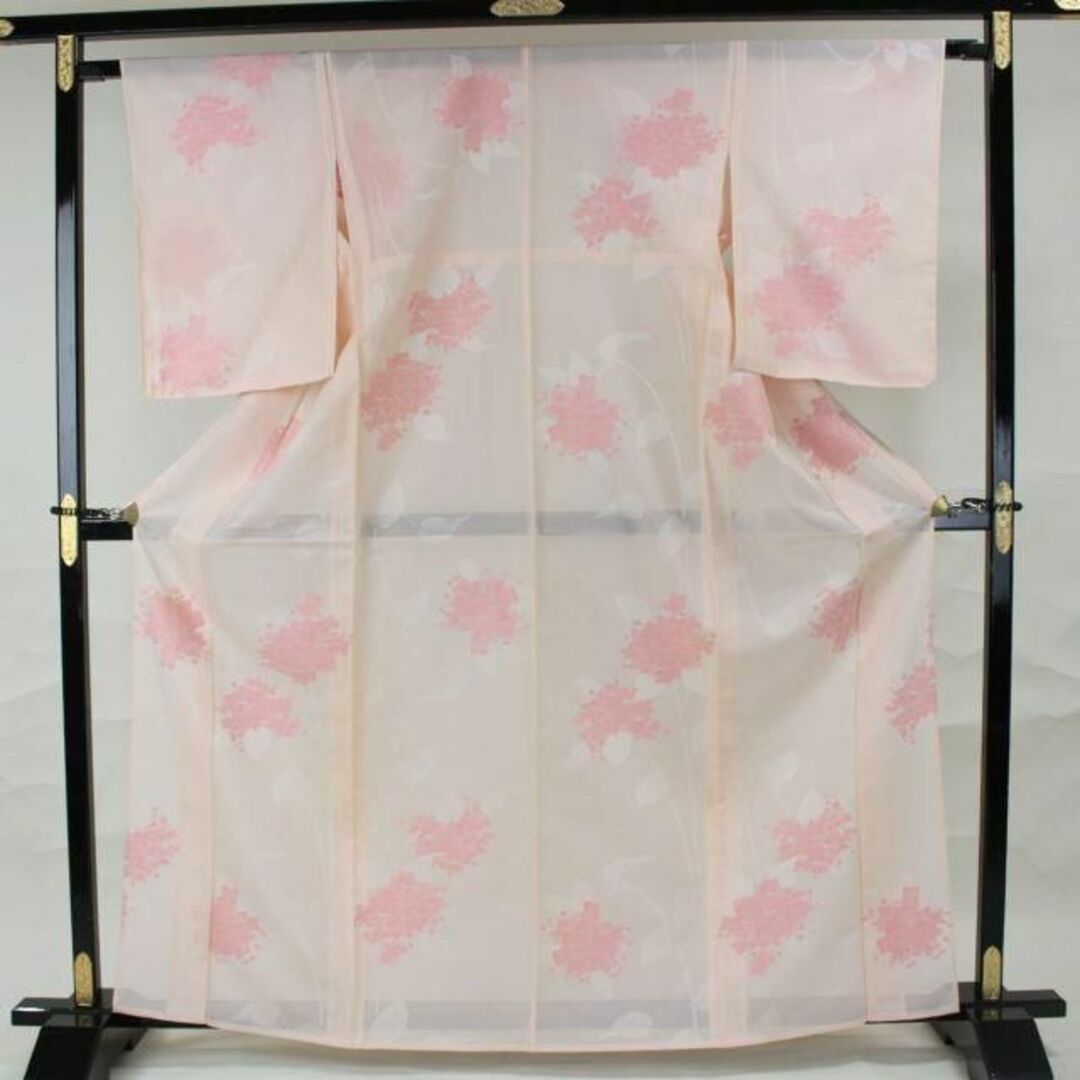 AB9496　夏物　166㎝　紗織　肌色系紫陽花 レディースの水着/浴衣(着物)の商品写真