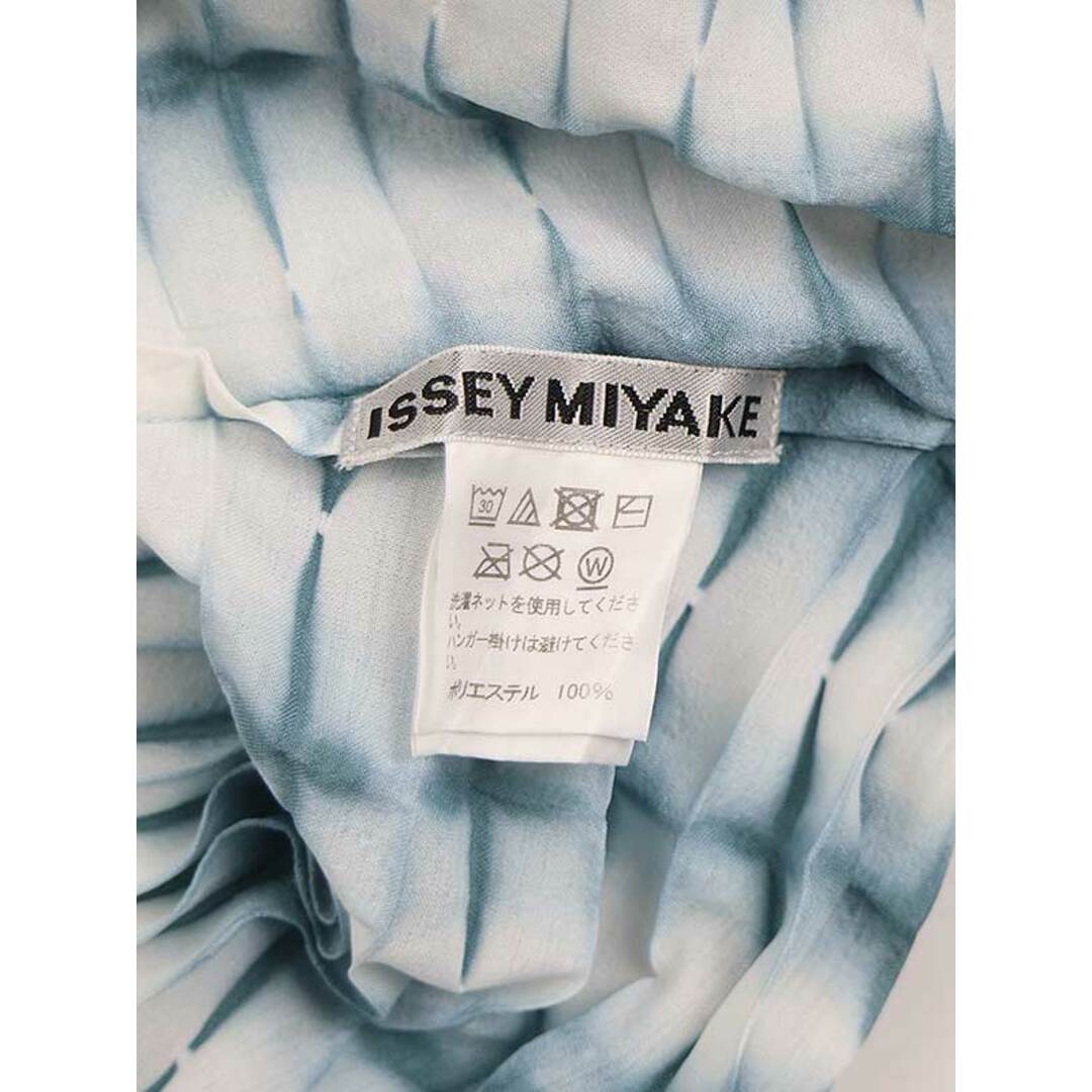 ISSEY MIYAKE イッセイミヤケ 22SS アシンメトリー スクイーズプリーツ トップス グリーン 2