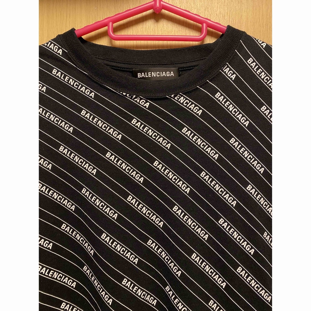 BALENCIAGA バレンシアガ tシャツ シグネチャー ロゴ ダメージ加工