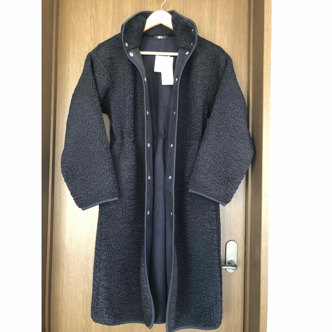 【新品タグ付き】ボアフリーススタンドカラーコート ユニクロC