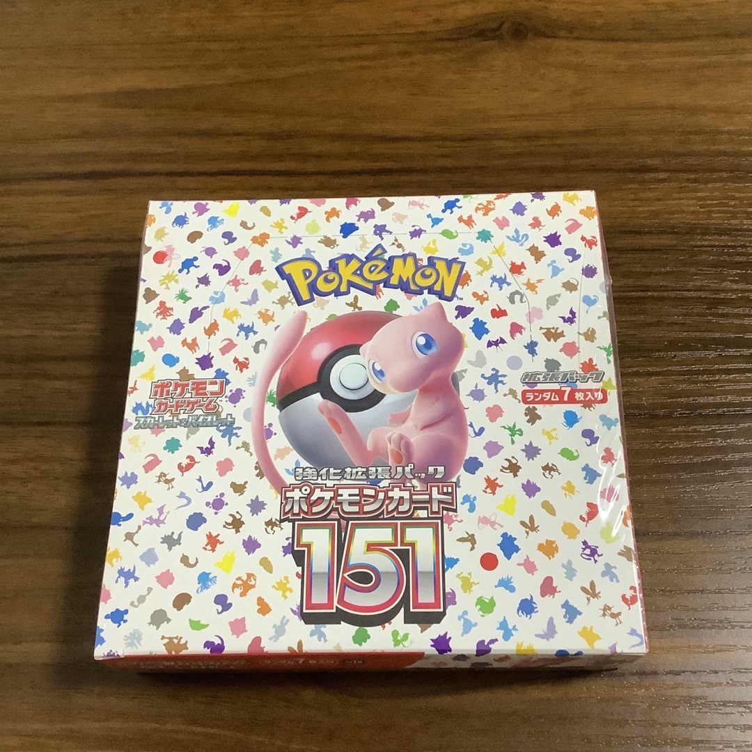 代引き不可 ポケモンカード151 1BOXシュリンク付き 1BOX シュリンク