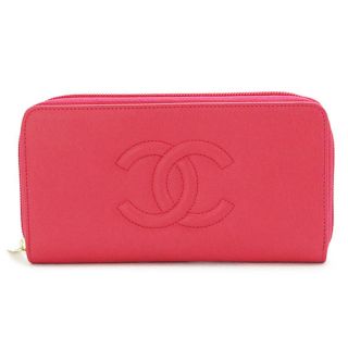 シャネル(CHANEL)の新品♡ CHANEL 長財布 カーフスキン ピンク ♡(財布)