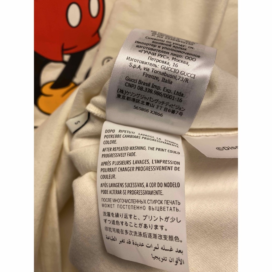 正規 20AW GUCCI グッチ ディズニー ミッキーマウス Tシャツ