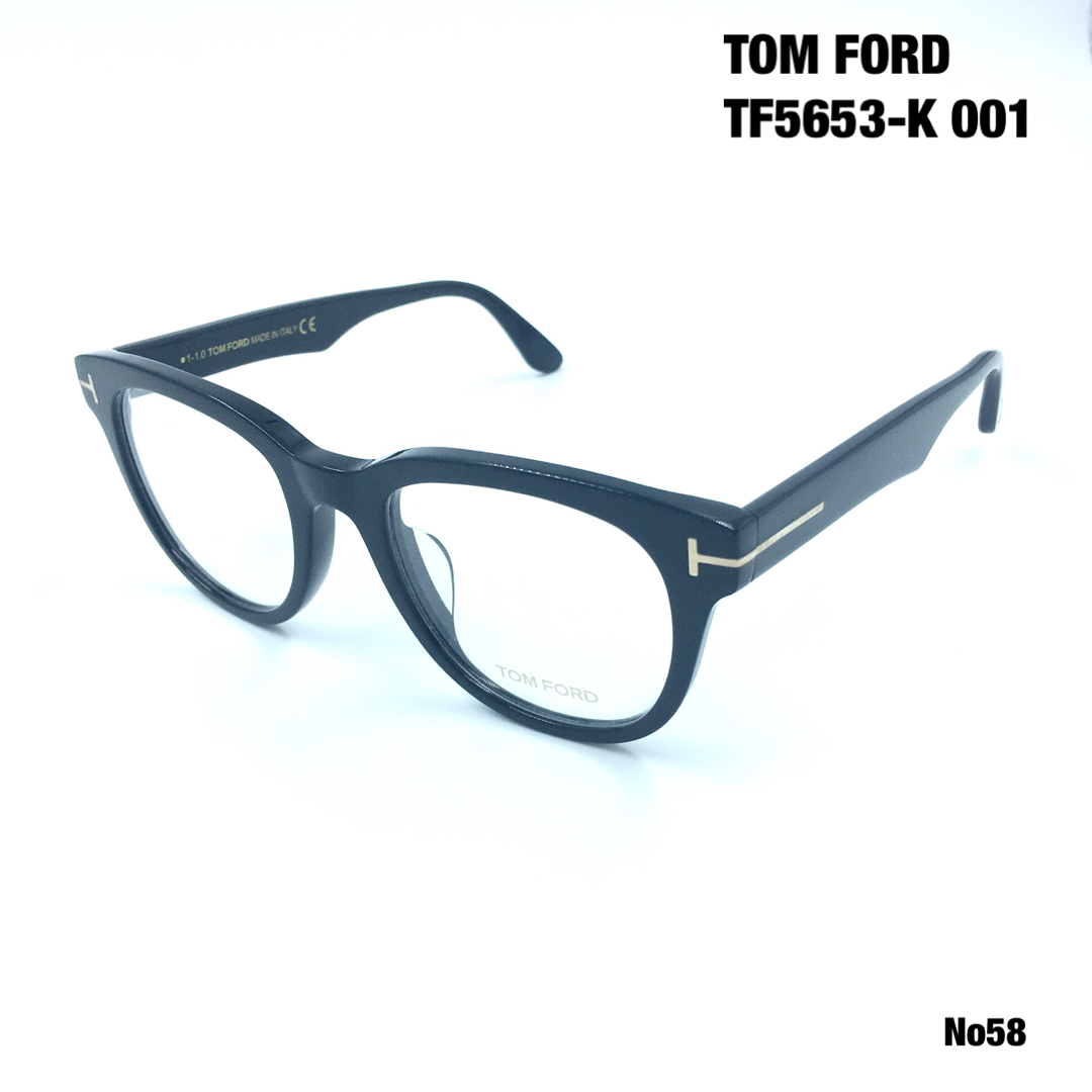 ファッション小物トムフォード　TOM FORD TF5653-K 001 メガネフレーム