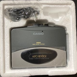 カシオ(CASIO)のカシオ　カセットプレーヤー　AS-140  新品(ポータブルプレーヤー)